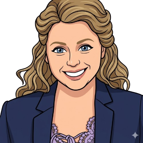Nikki S. cartoon headshot