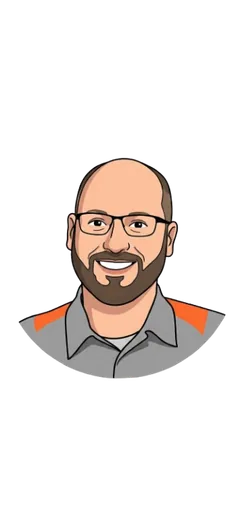 Zach N cartoon headshot